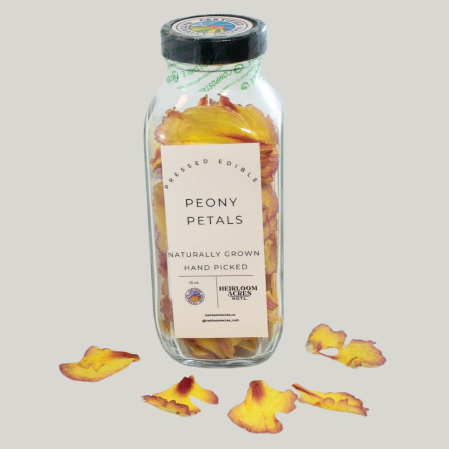 Pressed Peony Petals - Heirloom Acres NOTL