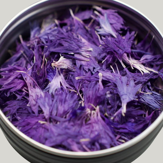 Purple Corn Flower Petals - Dried Edible Flower - Heirloom Acres NOTL